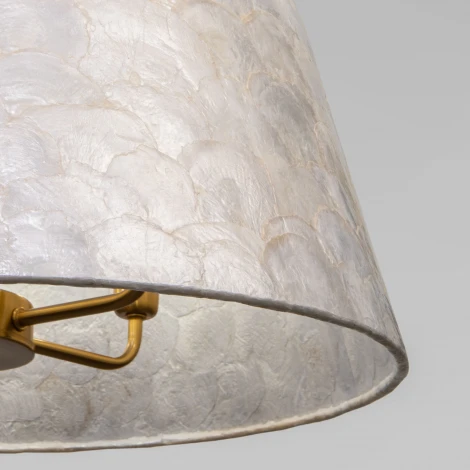 Подвесной светильник латунь/перламутр Smart Eurosvet Pearl 101013/5 (Умный дом, WiFi, Алиса, голосовое управление)