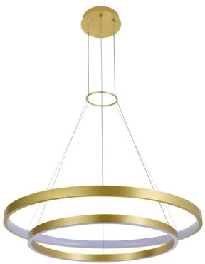 Подвесной светильник ярусный Newport 15000 15109/S brass (LED, 220V, на проводе, кольцо)