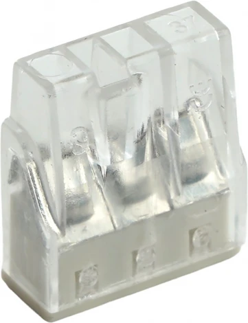 Клемма пружинная 3-х проводная Stekker 32389