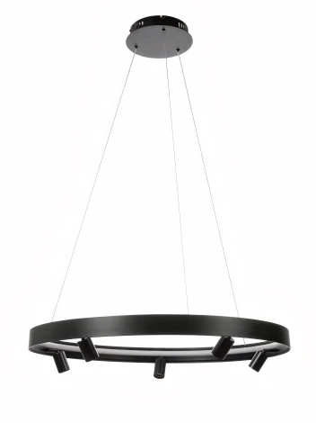 Подвесной светодиодный светильник со спотами MyFar James MR2201-1PL (на тросе, круглые, IP40)