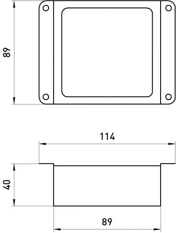 Точечный светильник светодиодный встраиваемый комплект из 6 шт. ЭРА SPO-6 SPO-646-3-4K-S6