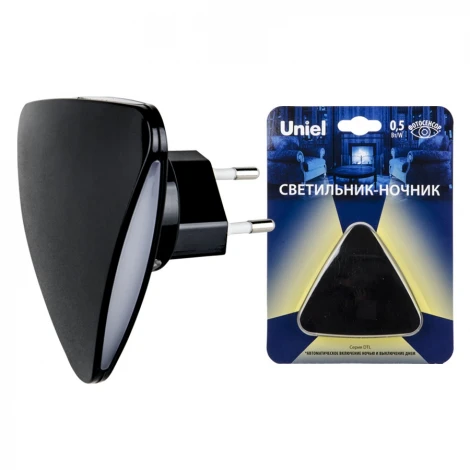 Ночник Uniel DTL-320 Треугольник/Black/Sensor