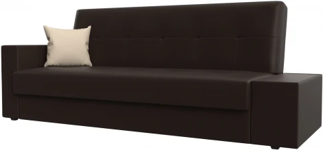 Диван-книжка Лига-020 стол справа (Коричневый,Бежевый/Экокожа) Лига Диванов арт.118542