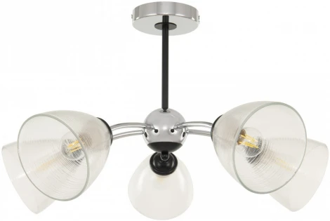 Потолочная люстра на штанге Arte Milano Napoli-329007 329007/5 CR.BK (220V)