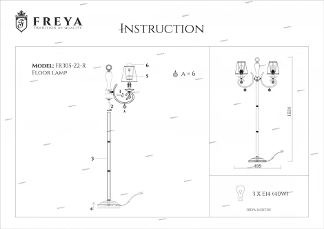 Freya Gretchen FR2305-FL-22-BR
