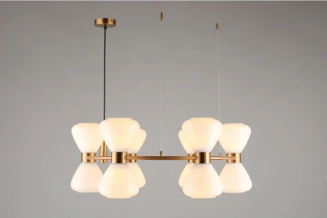 Подвесная люстра Omnilux Trevasco OML-59603-12 (220V, на тросе)