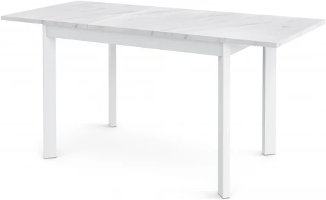 Стол L110 Мрамор белый (ЛДСП EGGER)/Опоры Dikline 00-00061376