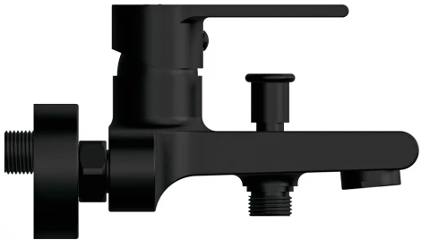 Смеситель Cersanit Brasko Black 63108 для ванны с душем