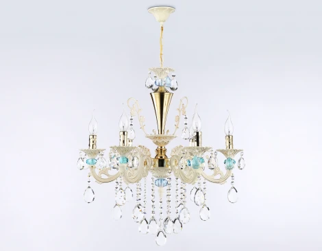 Подвесная люстра Ambrella TRADITIONAL TR4923 (220V, хрусталь, на цепи, свеча)