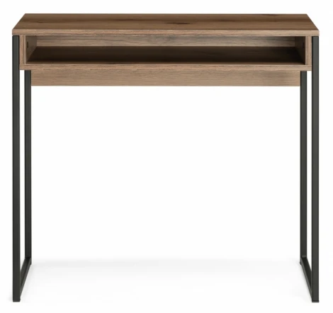 Письменный стол Notta Лео Лофт черный матовый / дуб делано темный 489680
