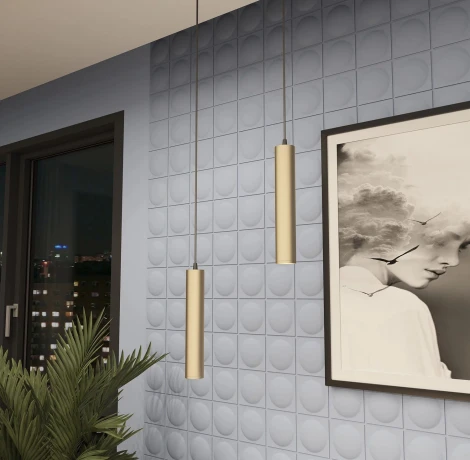 Трековый светильник Denkirs Tube DK6210-BG (220V, круглые)