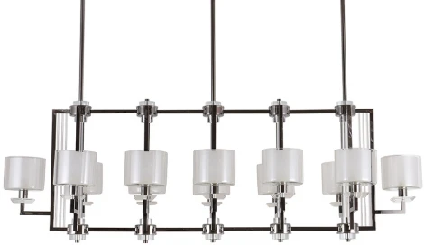 Подвесная люстра на штанге Newport 4401 4408+4/S black glossy (220V)