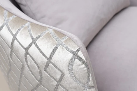 Кресло Garda Decor VERONA-Colt032+Melody (Серый)