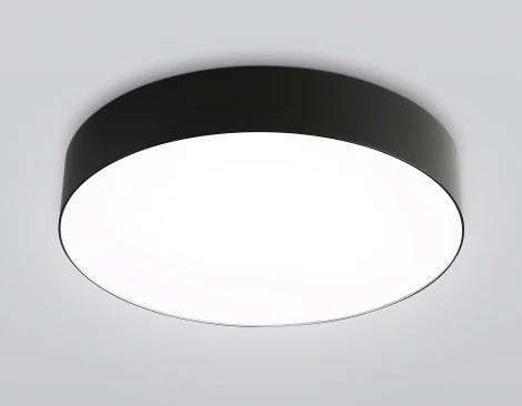 Потолочный светодиодный светильник с пультом управления Ambrella Orbital FZ1360 BK черный IP20 40W 3000-6500K