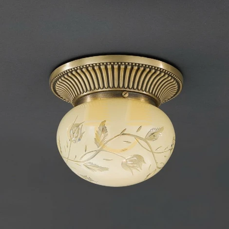 Потолочный светильник круглый Reccagni Angelo 7702 PL 7702/1 (220V)