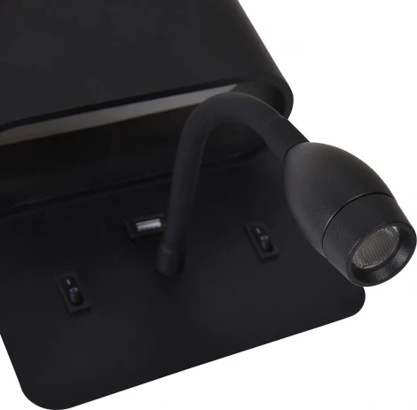 Настенный светильник для чтения с usb-портом F-Promo Parret 4476-2W (LED, 220V, выключатель)