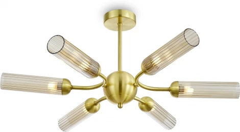 Потолочная люстра на штангу Freya Borgy FR5379CL-06G (220V)