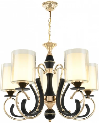 Подвесная люстра Arte Milano Florentia-2237 302237/5 Bk/Gd (220V, на цепи)