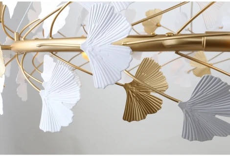 Подвесная люстра Favourite Ginkoa 4080-10P (220V, на тросе, листья)