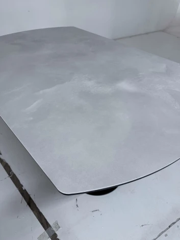 Стол KAI 140 TL-108 поворотная система раскладки, испанская керамика / Темно-серый / Черный М-City