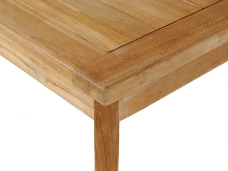 Стол журнальный Augusto (Массив тика/Бежевый) ОГОГО Обстановочка! арт.889251