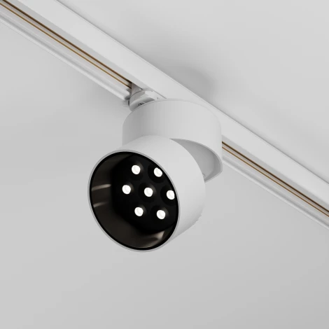 Трековый светильник трехфазный 15W 220V Maytoni Alfa TR199-3-15W4K-M-W (LED, круглые)