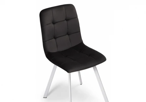 Стул Woodville на металлокаркасе Bruk dark gray / white 15240