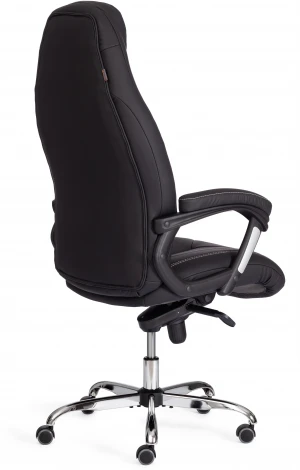 Компьютерное кресло игровое Tetchair BOSS (Исскуственая кожа/Черный)