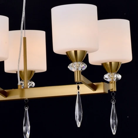 Подвесная люстра ILLUMICO IL5182-8LLS-29 BRASS KELTIC (220V, на тросе)