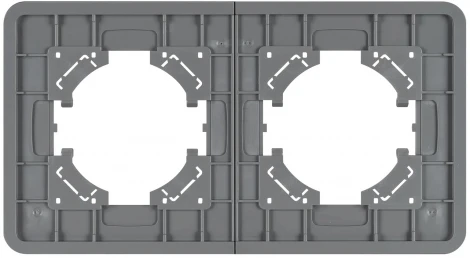 Рамка стеклянная FRM-OMALI-SFGS-2-GR (Arlight) 049710