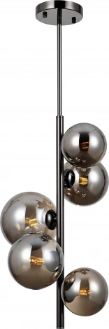 Потолочная люстра на штанге Moderli Molly V10795-5P (220V, шар, молекулы)