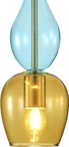 Подвесной светильник (11065/1P Amber) Indigo Millefiori V000547 (220V, на проводе)
