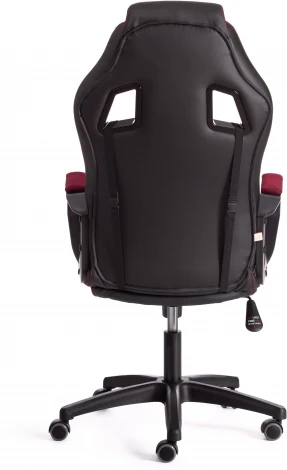 Кресло DRIVER (22) (Искусственная кожа,Ткань /Черный,Бордовый)