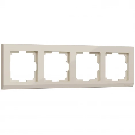 Рамка на 4 поста Stark (слоновая кость) Werkel W0041803 (a050916)