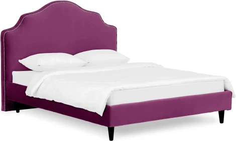 Кровать Queen II Victoria L 1600 ОГОГО (арт.652894), (Ткань/Розовый)