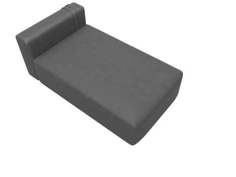 Модуль канапе Лига-060 НПБ (ЛДСП,Брус,Фанера,Замша/Серый) Лига Диванов 129562