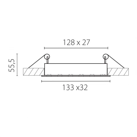 Светильник встраиваемый Lightstar Guarda 080246