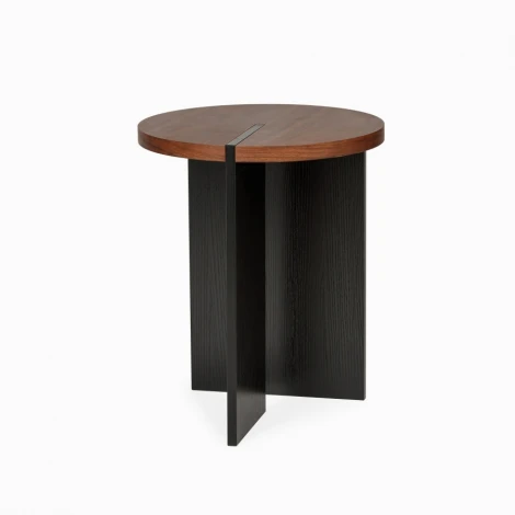 Журнальный столик Walnut Grove диаметр 40 COSMO арт.CT-0170B