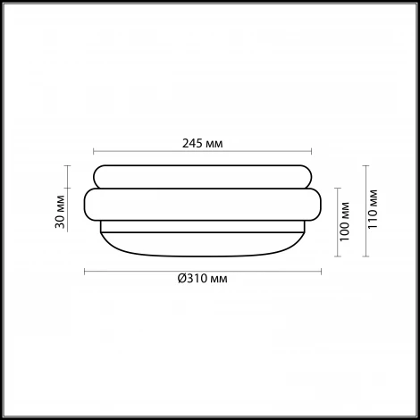 Настенно-потолочный светильник Odeon Light Baha 2403/2C