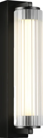 Настенный светильник ST Luce Bamboo SL6224.401.01 Черный/Прозрачный LED 1*8W 4000K (220V)