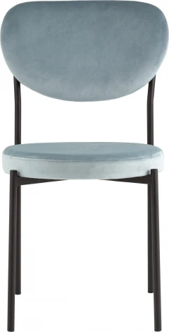 Стул обеденный Барбара велюр серо-голубой NC Stool Group (арт.УТ000039145)