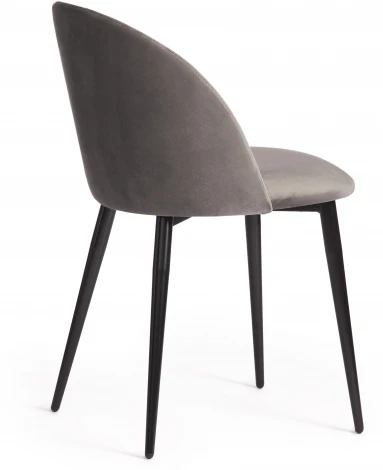 Стул MONRO (mod. 710) ткань/металл, 56х51х80 см, высота до сиденья 47 серый barkhat 26/черный Tetchair 14328