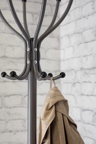 Вешалка напольная М 6 серый бетон Mebelik арт.009312