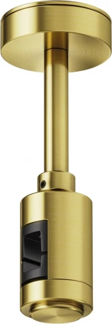 Крепление потолочное Short 78мм с вводом питания Flarity латунь Maytoni Accessories for tracks Flarity TRA156C-B1-BS (24V)