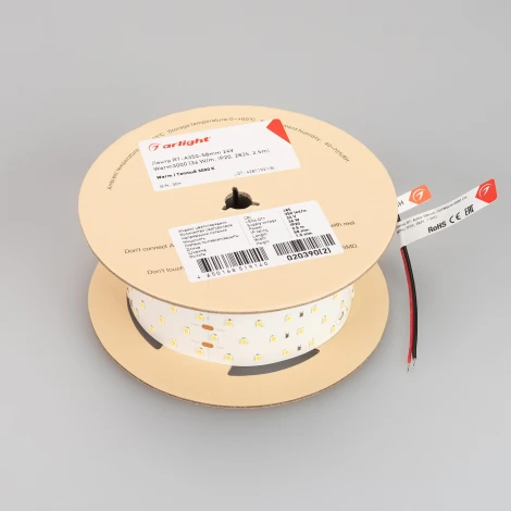 Светодиодная лента RT-A350-58mm 24V Warm3000 (36 W/m, IP20, 2835, 2.5m) (Arlight, Открытый) 020390(2)