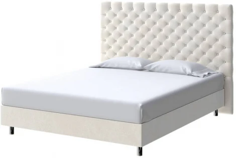 PROxSON Кровать Paris Boxspring Standart (Ткань: Велюр Лофти Лён) 180x200