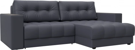 Диван угловой с декором Лига-049 НПБ Лига Диванов (Экокожа) арт.128470