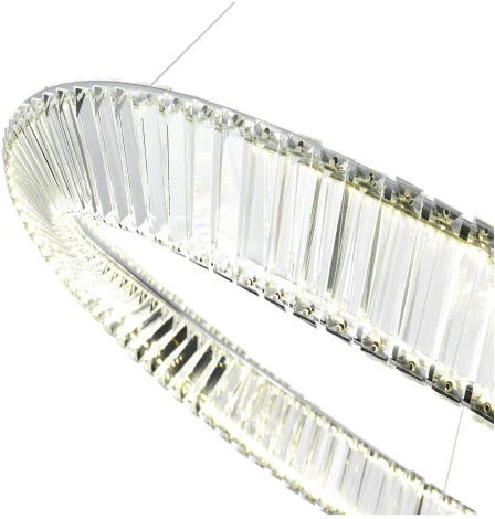 Подвесной светильник ST Luce Ritorto SL6204.121.01 Хром/Прозрачный LED 1*58W 4000K (220V, на тросе, круглые)