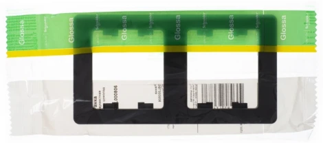 Рамка на 2 поста (шоколад) Systeme Electric Glossa GSL000806