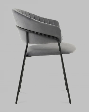 Стул Бруно NEW велюр серый Stool Group арт.УТ000041621